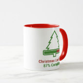 クリスマスのローディングバー - 面白いホリデーグッズ マグカップ (正面右)