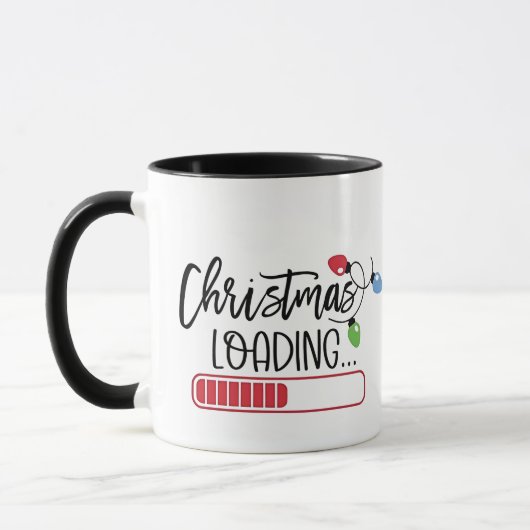 クリスマスのロードクリスマスライト マグカップ (左)
