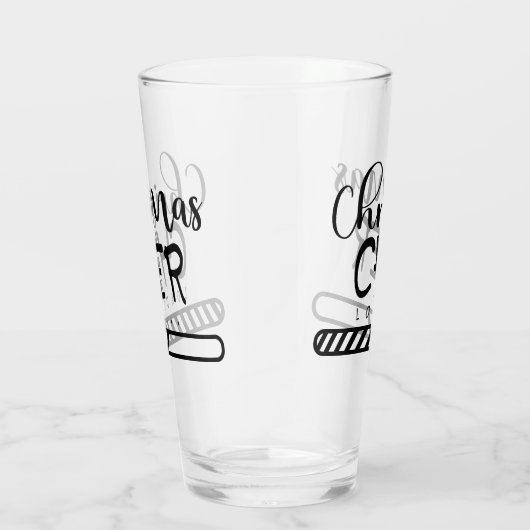 クリスマスのロード応援 |季節おもしろいのユーモア タンブラーグラス (右)