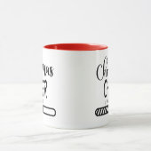 クリスマスのロード応援 |季節おもしろいのユーモア マグカップ (中央)