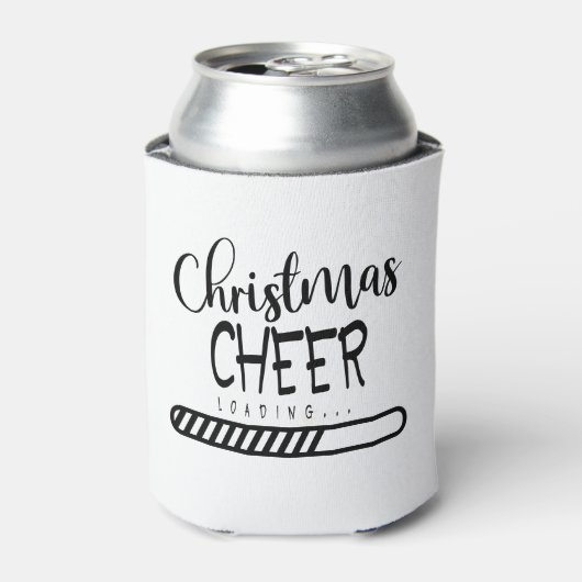 クリスマスのロード応援 |季節おもしろいのユーモア 缶クーラー (缶正面)