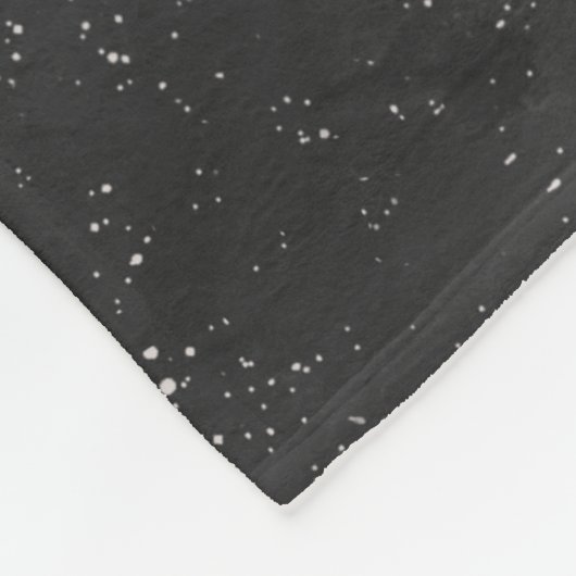 クリスマスのヴィンテージのトラックの白黒のバッファローの格子縞 フリースブランケット (角)