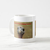 クリスマスの七面鳥 コーヒーマグカップ (正面左)