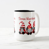 クリスマスの三賢おもしろいい格言 ツートーンマグカップ (正面右)