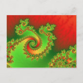 クリスマスの三重の回転の郵便はがき シーズンポストカード (正面)