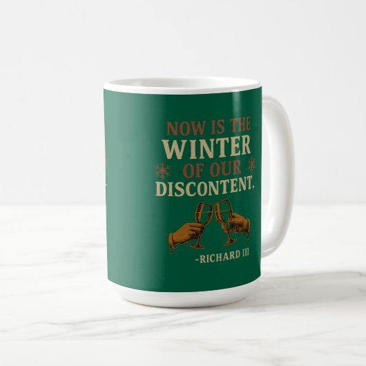 クリスマスの不満 コーヒーマグカップ (正面右)