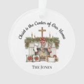 クリスマスの中心はキリスト  オーナメント (正面)