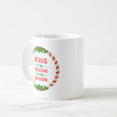 クリスマスの主役はイエス コーヒーマグカップ (正面左)