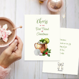 クリスマスの乾杯をベストフレンドに コッパーカップ シーズンカード