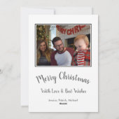 クリスマスの予報 シーズンカード (裏面)