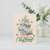 クリスマスの予約が完了 ポストカード (スタンド正面)