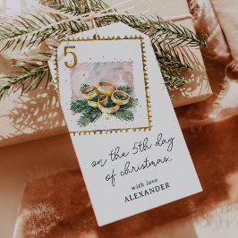 クリスマスの五日目 ギフトタグ