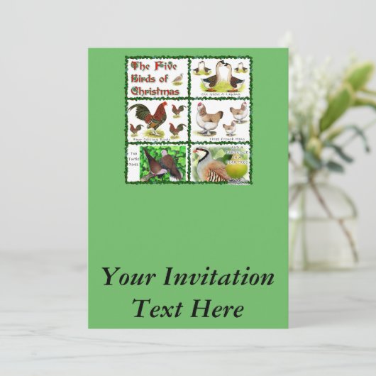 クリスマスの五鳥 招待状 (スタンド正面)