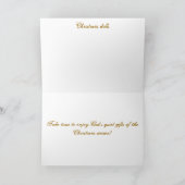 クリスマスの人形 シーズンカード (内部)