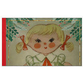 クリスマスの人形 ファブリック (ファットクォーター)