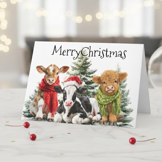 クリスマスの仔牛 カード