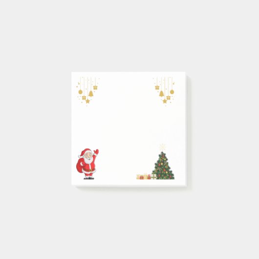 クリスマスの付箋紙 ポストイット (正面)