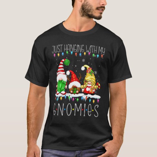 クリスマスの仲間たちと過ごすグノーミー家族おそろいコーデ Tシャツ (正面)