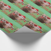 クリスマスの仲間の包装紙 ラッピングペーパー (角)