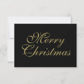 クリスマスの企業ギフト カード (正面)