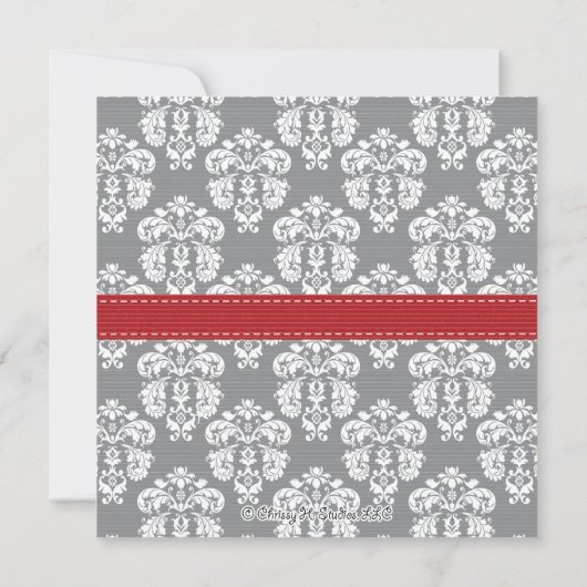 クリスマスの休日のカクテルのパーティの招待状 招待状 (裏面)