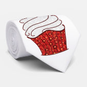 クリスマスの休日のカップケーキのタイ ネクタイ (ロール)