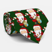 クリスマスの休日のサンタのタイ ネクタイ (ロール)