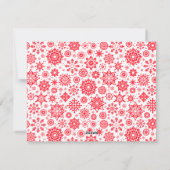 クリスマスの休日の写真 |クリスマスの喜び シーズンカード (裏面)