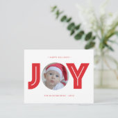 クリスマスの休日の写真 |クリスマスの喜び シーズンカード (スタンド正面)