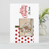 クリスマスの休日の写真 シーズンカード (スタンド正面)