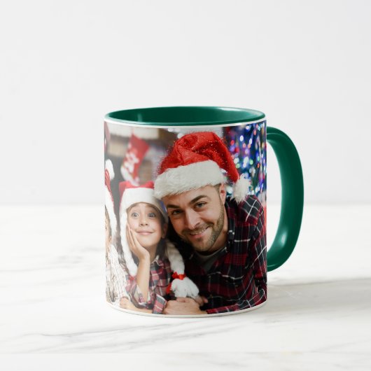 クリスマスの休日の写真 マグカップ (正面右)