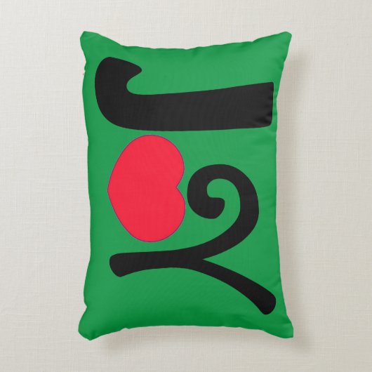 クリスマスの休日の喜び愛 アクセントクッション (正面(垂直))