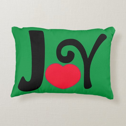 クリスマスの休日の喜び愛 アクセントクッション (裏面)