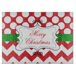 クリスマスの休日の姓 カッティングボード