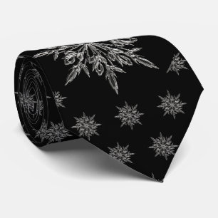 クリスマスの休日の完全な雪片 ネクタイ