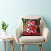 クリスマスの休日の家族写真 クッション (椅子)