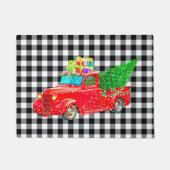 クリスマスの休日の形式 ドアマット (正面)