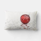 クリスマスの休日の星 ランバークッション (裏面)