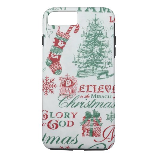 クリスマスの休日のiPhoneの場合 Case-Mate iPhoneケース (裏面)
