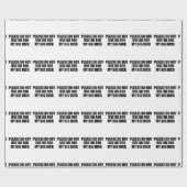 クリスマスの休日はおもしろいな私を使用しません ラッピングペーパー (フラット)