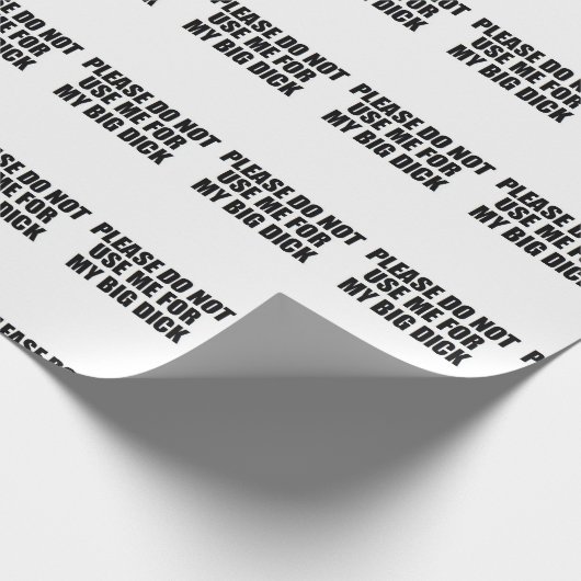 クリスマスの休日はおもしろいな私を使用しません ラッピングペーパー (角)