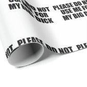 クリスマスの休日はおもしろいな私を使用しません ラッピングペーパー (ロールコーナー)