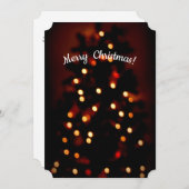 クリスマスの休日カードのギフト シーズンカード (正面/裏面)