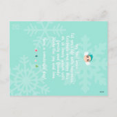 クリスマスの休日カード-クリスマスツリー シーズンポストカード (裏面)