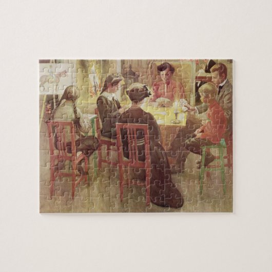 クリスマスの休日、パブ。 「Lasst Licht Hinin」(` ジグソーパズル (横)