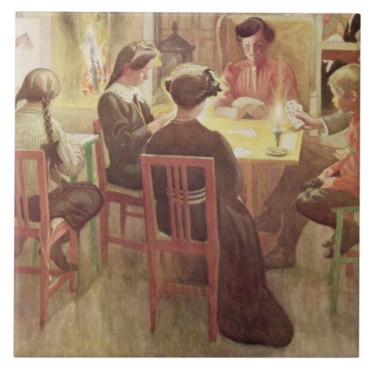 クリスマスの休日、パブ。 「Lasst Licht Hinin」(` タイル (正面)