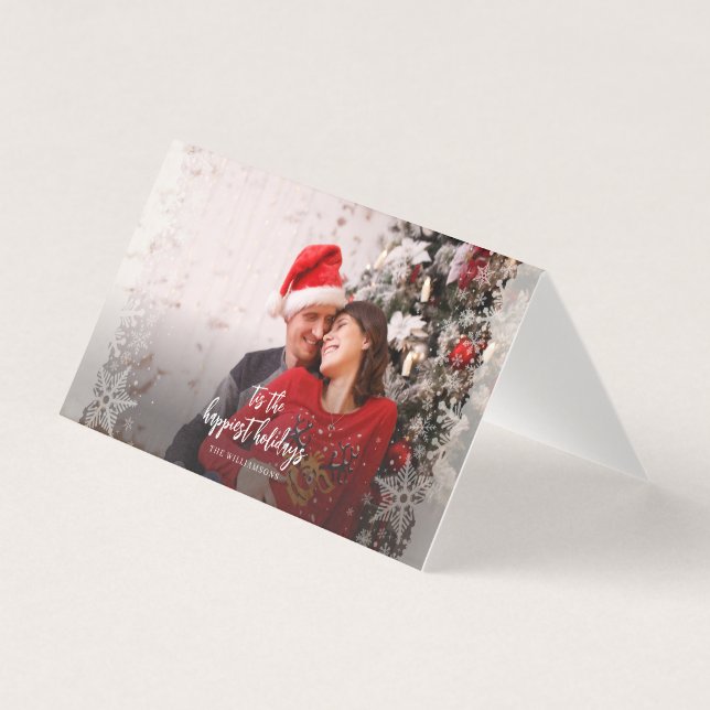 クリスマスの休日 妊娠発表フォト (正面)