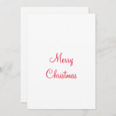 クリスマスの休暇に家族の名前と写真のギフトを追加 シーズンカード (正面/裏面)