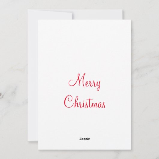 クリスマスの休暇に家族の名前と写真のギフトを追加 シーズンカード (裏面)