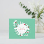 クリスマスの休暇のグリーティングカード ポストカード (スタンド正面)
